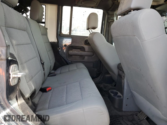 2007 Jeep Wrangler Unlimited Rubicon with VIN 1J4GA69177L100903, listed as a Copart auction lot 81321154 with 130,632 mi miles and Salvage title. Bid and sale history available at DreamBid. Image 11.