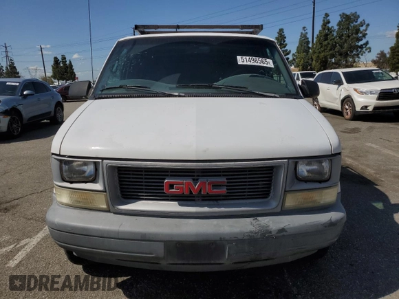 1999 GMC Safari Cargo with VIN 1GTDM19W8XB505799, listed as a Copart auction lot 51498565 with 228,275 mi miles and Salvage Title. Bid and sale history available at carsss.com. Image 5.