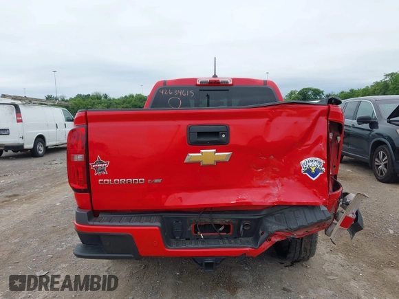 2020 Chevrolet Colorado 4WD Z71 with VIN 1GCGTDEN9L1105636, listed as a IAAI auction lot 42634615 with 106,469 mi miles and . Bid and sale history available at DreamBid. Image 16.