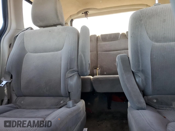 2010 Toyota Sienna CE with VIN 5TDKK4CC2AS332391, listed as a Copart auction lot 46881495 with 319,920 mi miles and Salvage Title. Bid and sale history available at DreamBid. Image 10.