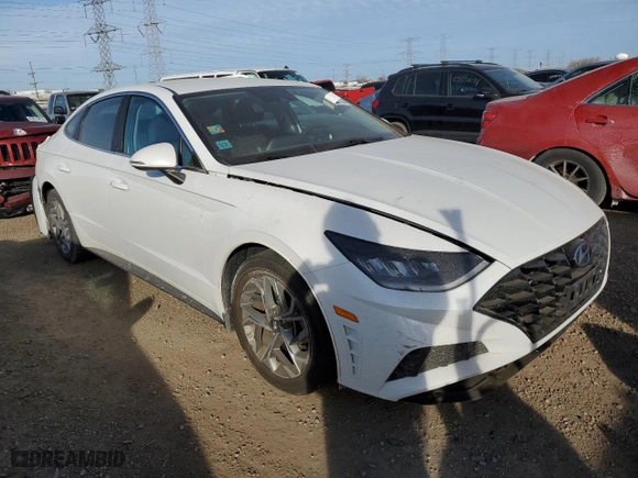 2021 Hyundai Sonata SEL with VIN 5NPEL4JAXMH086423, listed as a Copart auction lot 83465744 with 199,157 mi miles and Salvage Title. Bid and sale history available at carsss.com. Image 4.