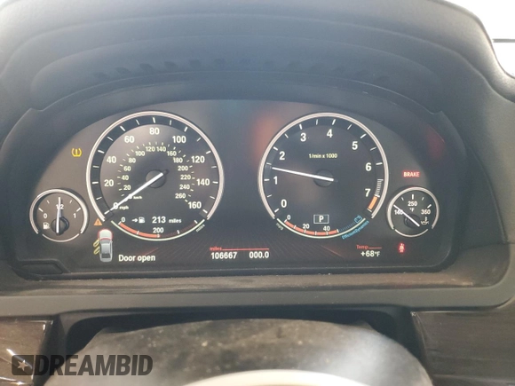 2012 BMW 7 Series 750i xDrive with VIN WBAKC6C5XCC396660, listed as a Copart auction lot 55325095 with 106,667 mi miles and Clean Title. Bid and sale history available at DreamBid. Image 9.