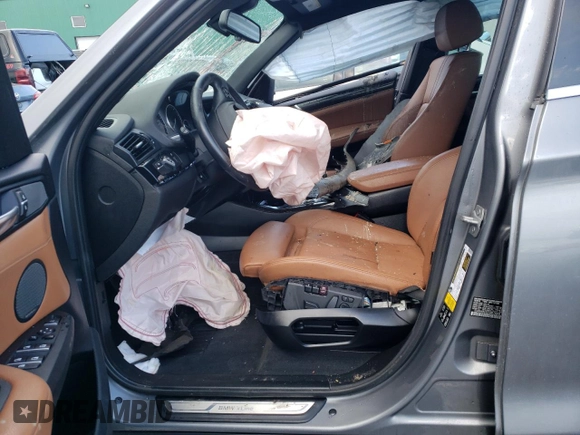 2016 BMW X3 xDrive28i with VIN 5UXWX9C52G0D76406, listed as a Copart auction lot 47112535 with Not Provided miles and Non Repairable. Bid and sale history available at DreamBid. Image 7.