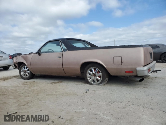 1982 Chevrolet El Camino z VIN 1GCCW80HXCR198571, wystawiony jako Copart lot #77004474 z przebiegiem 70 899 mil mil oraz Szkoda całkowita • Salvage title. Historia ofert i sprzedaży dostępna na DreamBid. Obrazek 2.