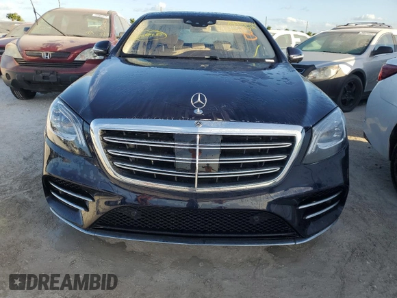 2020 Mercedes-Benz S-Class S 450 with VIN WDDUG6GB5LA508105, listed as a Copart auction lot 74982604 with 0 mi miles and Salvage Title. Bid and sale history available at carsss.com. Image 5.