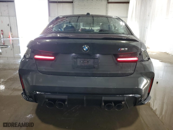 2024 BMW M3 with VIN WBS53AY03RFS66431, listed as a Copart auction lot 71936104 with 2,775 mi miles and Salvage Title. Bid and sale history available at carsss.com. Image 6.