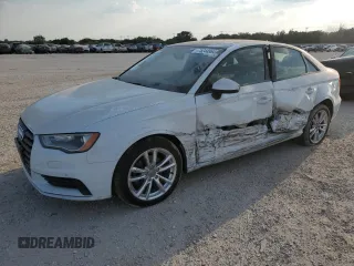 2015 Audi A3 2.0 TDI Premium with VIN WAUAJGFF8F1068150, listed as a Copart auction lot 75244864 with 27,240 mi miles and Salvage Title. Bid and sale history available at carsss.com. Image 1.
