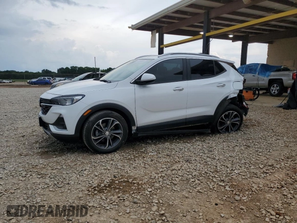 2021 Buick Encore GX Select with VIN KL4MMDS25MB072229, listed as a Copart auction lot 60198005 with 39,401 mi miles and Salvage title. Bid and sale history available at DreamBid. Image 1.