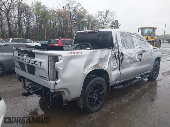 2021 Chevrolet Silverado 1500 Custom with VIN 1GCPYBEK0MZ291209, listed as a IAAI auction lot 41979630 with 62,364 mi miles and . Bid and sale history available at DreamBid. Image 4.