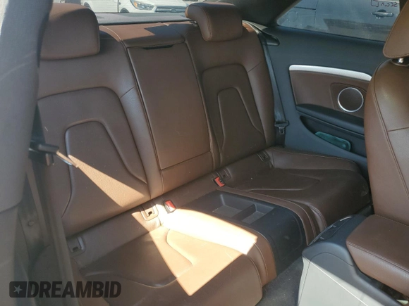 2016 Audi A5 Premium Plus with VIN WAUM2AFRXGA012620, listed as a Copart auction lot 53327735 with 138,216 mi miles and Salvage title. Bid and sale history available at DreamBid. Image 10.