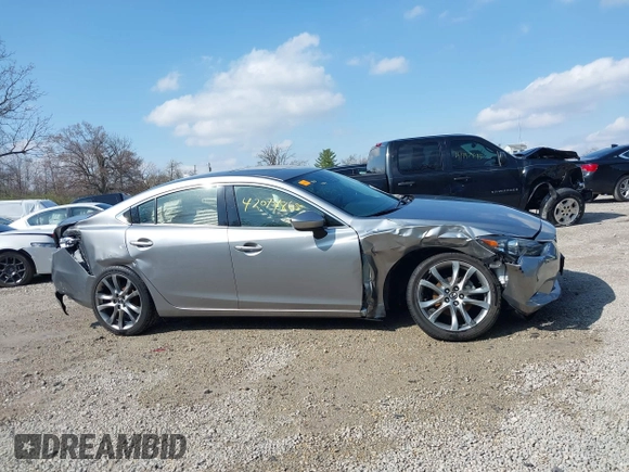 2015 Mazda 6 i Grand Touring with VIN JM1GJ1W52F1195333, listed as a IAAI auction lot 42014865 with 107,039 mi miles and . Bid and sale history available at DreamBid. Image 12.