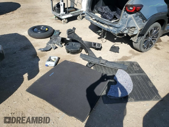 2023 Mazda CX-50 Premium Plus with VIN 7MMVABEY2PN100613, listed as a Copart auction lot 47291275 with 39,394 mi miles and Salvage title. Bid and sale history available at DreamBid. Image 12.