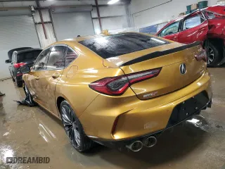 2021 Acura TLX Type S with VIN 19UUB7F09MA000219, listed as a Copart auction lot 50075445 with 35,341 mi miles and Salvage Title. Bid and sale history available at carsss.com. Image 2.