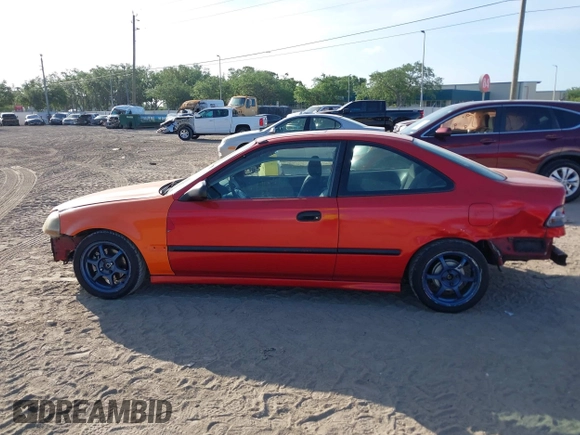 1999 Honda Civic EX with VIN 1HGEJ8147XL013552, listed as a IAAI auction lot 41953154 with 96,006 mi miles. Bid and sale history available at carsss.com. Image 14.