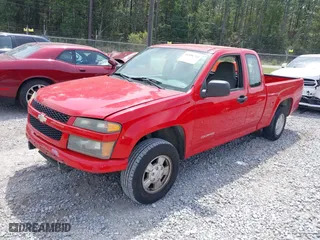 2005 Chevrolet Colorado LS ZQ8 with VIN 1GCCS196758278617, listed as a IAAI auction lot 41886768 with 232,182 mi miles. Bid and sale history available at carsss.com. Image 2.