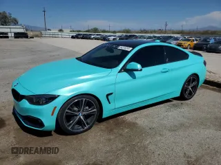 2020 BMW 4 Series 430i with VIN WBA4W3C00LFH39836, listed as a Copart auction lot 64318245 with 33,157 mi miles and Salvage title. Bid and sale history available at DreamBid. Image 1.
