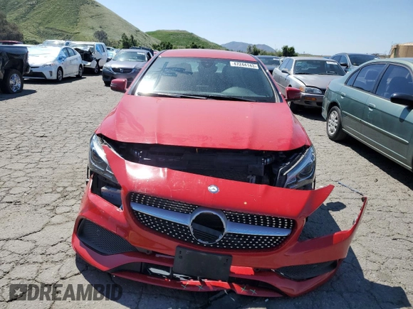 2017 Mercedes-Benz CLA with VIN WDDSJ4EB2HN400914, listed as a Copart auction lot 47244143 with 59,691 mi miles. Bid and sale history available at carsss.com. Image 5.