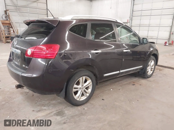 2013 Nissan Rogue S with VIN JN8AS5MV0DW659608, listed as a IAAI auction lot 42002510 with 124,353 mi miles and . Bid and sale history available at DreamBid. Image 4.