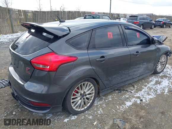 2017 Ford Focus ST with VIN 1FADP3L91HL259914, listed as a IAAI auction lot 41630640 with 52,699 mi miles and . Bid and sale history available at carsss.com. Image 4.