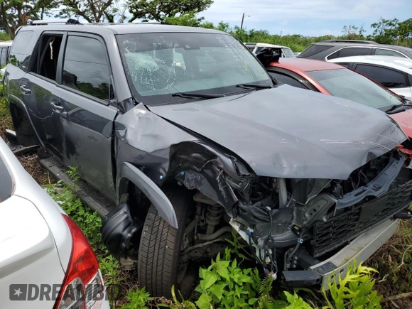 2023 Toyota 4Runner SR5 z VIN JTEEU5JR1P5281366, wystawiony jako Copart lot #57144835 z przebiegiem Nie podano mil oraz Szkoda całkowita • Salvage title. Historia ofert i sprzedaży dostępna na DreamBid. Obrazek 4.