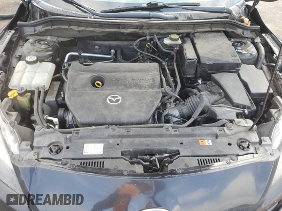 2013 Mazda 3 i SV with VIN JM1BL1TG1D1768990, listed as a Copart auction lot 51391385 with 77,069 mi miles and Salvage Title. Bid and sale history available at DreamBid. Image 11.