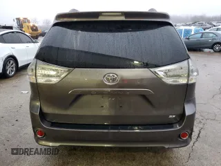 2012 Toyota Sienna SE with VIN 5TDXK3DC1CS221820, listed as a Copart auction lot 43203905 with 228,694 mi miles and Salvage Title. Bid and sale history available at carsss.com. Image 6.