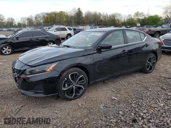 2025 Nissan Altima SR with VIN 1N4BL4CV9SN310075, listed as a Copart auction lot 54229015 with 11,085 mi miles and Salvage Title. Bid and sale history available at DreamBid. Image 1.