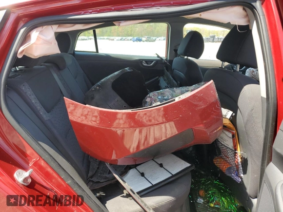2019 Hyundai Ioniq Blue z VIN KMHC65LC5KU128269, wystawiony jako Copart lot #54144195 z przebiegiem 89 831 mil mil oraz Szkoda całkowita • Salvage title. Historia ofert i sprzedaży dostępna na DreamBid. Obrazek 10.