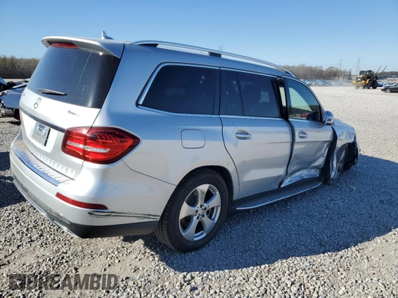 2017 Mercedes-Benz GLS 450 with VIN 4JGDF6EE4HA870245, listed as a Copart auction lot 49975565 with 100,694 mi miles and Salvage Title. Bid and sale history available at DreamBid. Image 3.