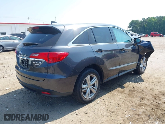 2015 Acura RDX Technology with VIN 5J8TB4H51FL008681, listed as a IAAI auction lot 42605811 with 77,530 mi miles and . Bid and sale history available at DreamBid. Image 4.
