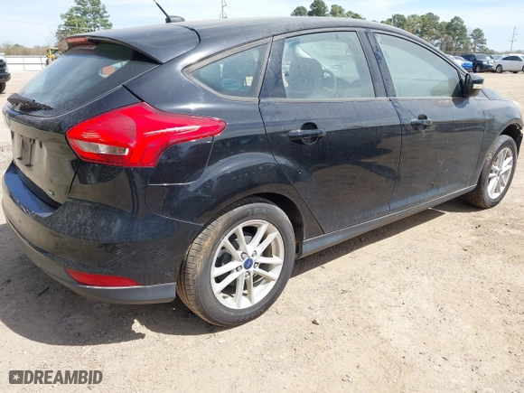 2017 Ford Focus SE with VIN 1FADP3K23HL342085, listed as a IAAI auction lot 41820615 with 1 mi miles. Bid and sale history available at carsss.com. Image 4.