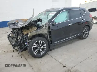 2017 Nissan Rogue SV with VIN 5N1AT2MV7HC881783, listed as a Copart auction lot 84090584 with Not provided miles and Salvage title. Bid and sale history available at DreamBid. Image 1.