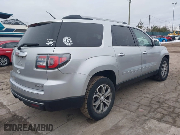 2015 GMC Acadia SLT with VIN 1GKKVRKD9FJ146693, listed as a IAAI auction lot 41241251 with 179,216 mi miles. Bid and sale history available at carsss.com. Image 4.