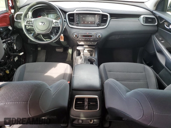 2019 Kia Sorento S z VIN 5XYPG4A56KG596143, wystawiony jako Copart lot #43208255 z przebiegiem 80 643 mil mil oraz Szkoda całkowita • Salvage title. Historia ofert i sprzedaży dostępna na DreamBid. Obrazek 8.