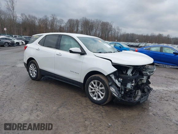 2020 Chevrolet Equinox LT with VIN 3GNAXKEV9LS540354, listed as a IAAI auction lot 41089367 with 52,728 mi miles and . Bid and sale history available at carsss.com. Image 1.