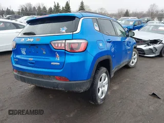 2019 Jeep Compass Latitude with VIN 3C4NJDBB5KT648383, listed as a IAAI auction lot 41681703 with 76,905 mi miles. Bid and sale history available at carsss.com. Image 4.