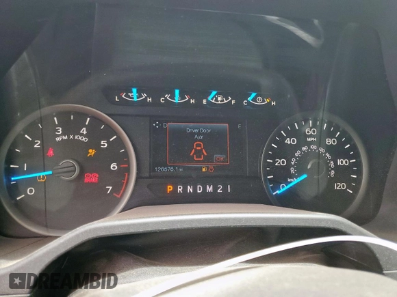 2015 Ford F-150 XLT with VIN 1FTEW1EF6FKD20492, listed as a Copart auction lot 57122105 with 126,576 mi miles and Salvage title. Bid and sale history available at DreamBid. Image 9.