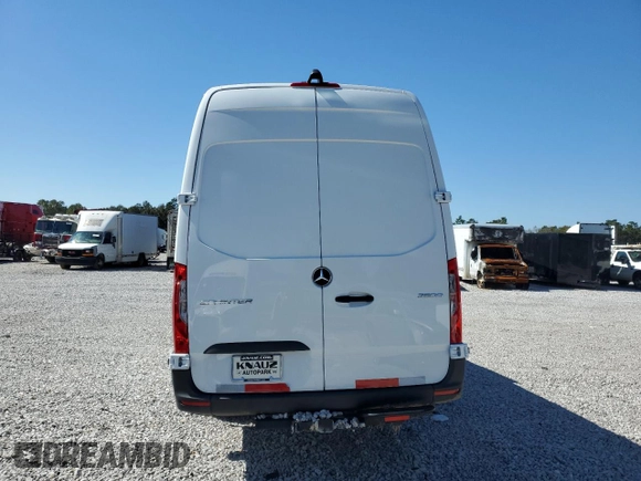 2024 Mercedes-Benz Sprinter Cargo with VIN W1Y4NDHY3RT186659, listed as a Copart auction lot 46094265 with Not Provided miles and Non Repairable. Bid and sale history available at carsss.com. Image 6.