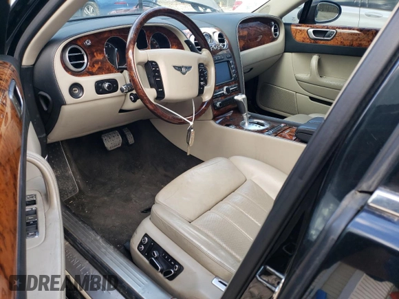 2008 Bentley Flying Spur with VIN SCBBR93W48C054384, listed as a Copart auction lot 79946844 with 43,759 mi miles and Salvage Title. Bid and sale history available at DreamBid. Image 8.