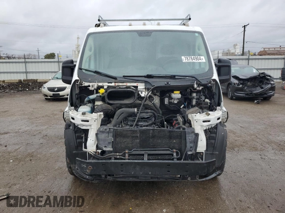 2018 Ram ProMaster Cargo with VIN 3C6TRVAG5JE122753, listed as a Copart auction lot 78784904 with 142,856 mi miles and Salvage Title. Bid and sale history available at DreamBid. Image 5.
