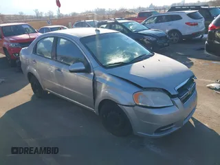2009 Chevrolet Aveo 1LT with VIN KL1TD56EX9B374755, listed as a IAAI auction lot 41334901 with 105,967 mi miles and . Bid and sale history available at DreamBid. Image 1.