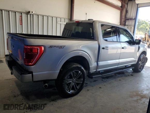 2023 Ford F-150 XL with VIN 1FTFW1E52PFB56941, listed as a Copart auction lot 53241715 with 21,965 mi miles and Clean Title. Bid and sale history available at carsss.com. Image 3.