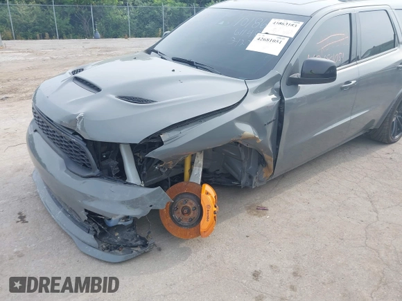 2023 Dodge Durango R/T z VIN 1C4SDJCT4PC611487, wystawiony jako IAAI lot #42681051 z przebiegiem 20 438 mil mil oraz . Historia ofert i sprzedaży dostępna na DreamBid. Obrazek 6.