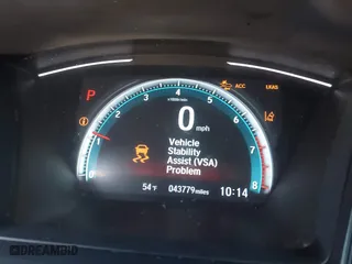 2019 Honda Civic Sedan LX with VIN 2HGFC2F61KH561199, listed as a IAAI auction lot 41754093 with 43,779 mi miles. Bid and sale history available at carsss.com. Image 7.