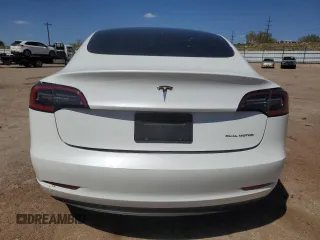 2022 Tesla Model 3 Long Range with VIN 5YJ3E1EB8NF315619, listed as a Copart auction lot 53336485 with Not Provided miles and Salvage Title. Bid and sale history available at DreamBid. Image 6.