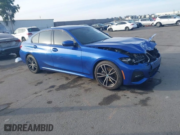 2019 BMW 3 Series 330i xDrive with VIN WBA5R7C50KAE82705, listed as a IAAI auction lot 41233898 with 69,505 mi miles. Bid and sale history available at carsss.com. Image 1.