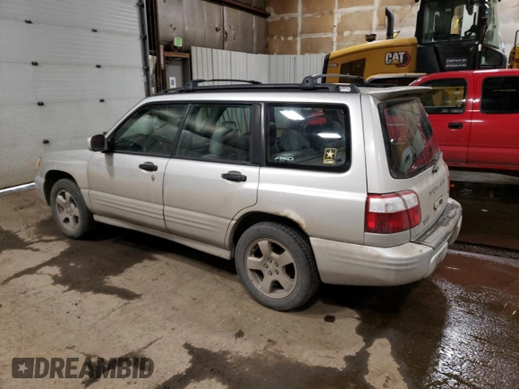 2001 Subaru Forester S w/Premium Pkg with VIN JF1SF65681H725555, listed as a Copart auction lot 51146175 with 195,670 mi miles and Salvage Title. Bid and sale history available at carsss.com. Image 2.