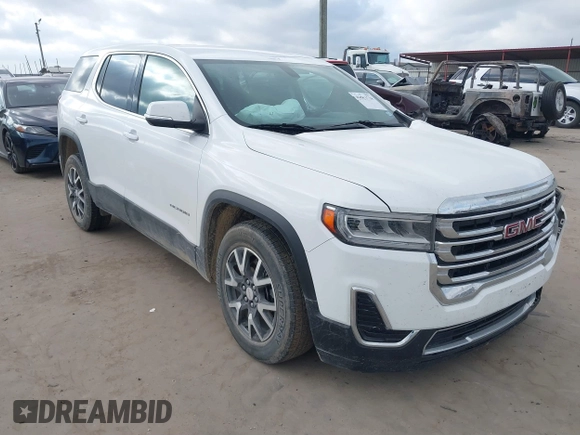 2021 GMC Acadia SLE with VIN 1GKKNKLA9MZ153282, listed as a IAAI auction lot 41513738 with 82,255 mi miles and . Bid and sale history available at DreamBid. Image 1.