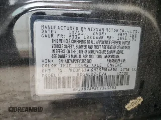 2015 Nissan Sentra SL with VIN 3N1AB7AP2FY365283, listed as a Copart auction lot 44953695 with 76,303 mi miles and Salvage Title. Bid and sale history available at DreamBid. Image 12.