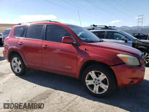 2007 Toyota RAV4 Sport with VIN JTMBK32V875024119, listed as a Copart auction lot 47658415 with 237,826 mi miles and Salvage Title. Bid and sale history available at carsss.com. Image 4.